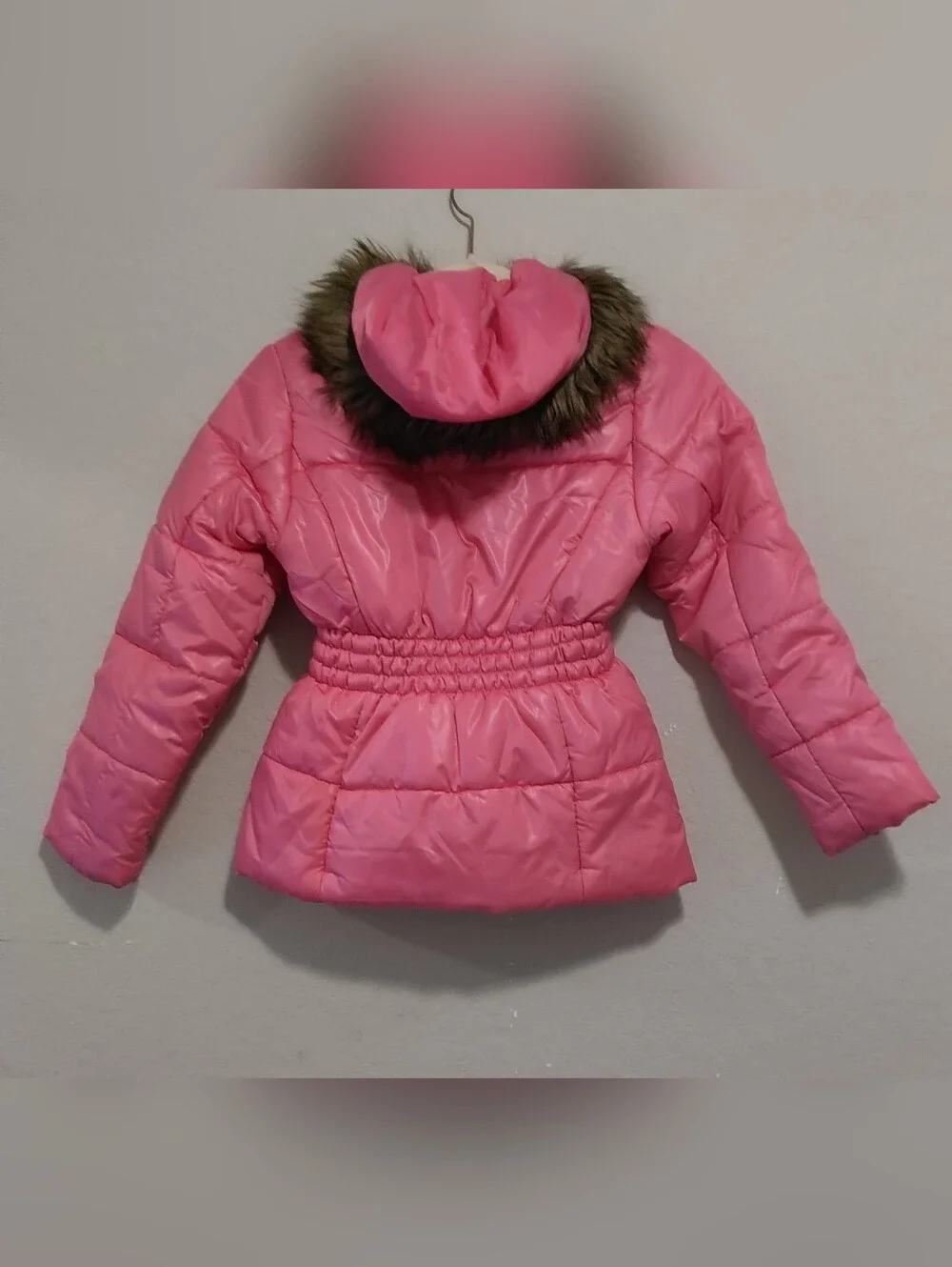 Girls' Lightweight Pink Cape Jacket - Brand Unspecified